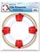 New Life Preserver Peel 'N Place Party Wall Clings Decoration